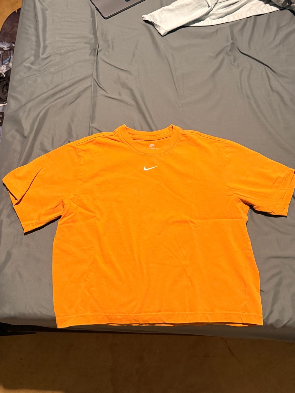 Nike Orange T with Embroidered Swoosh